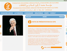 Tablet Screenshot of fondation-arkoun.org
